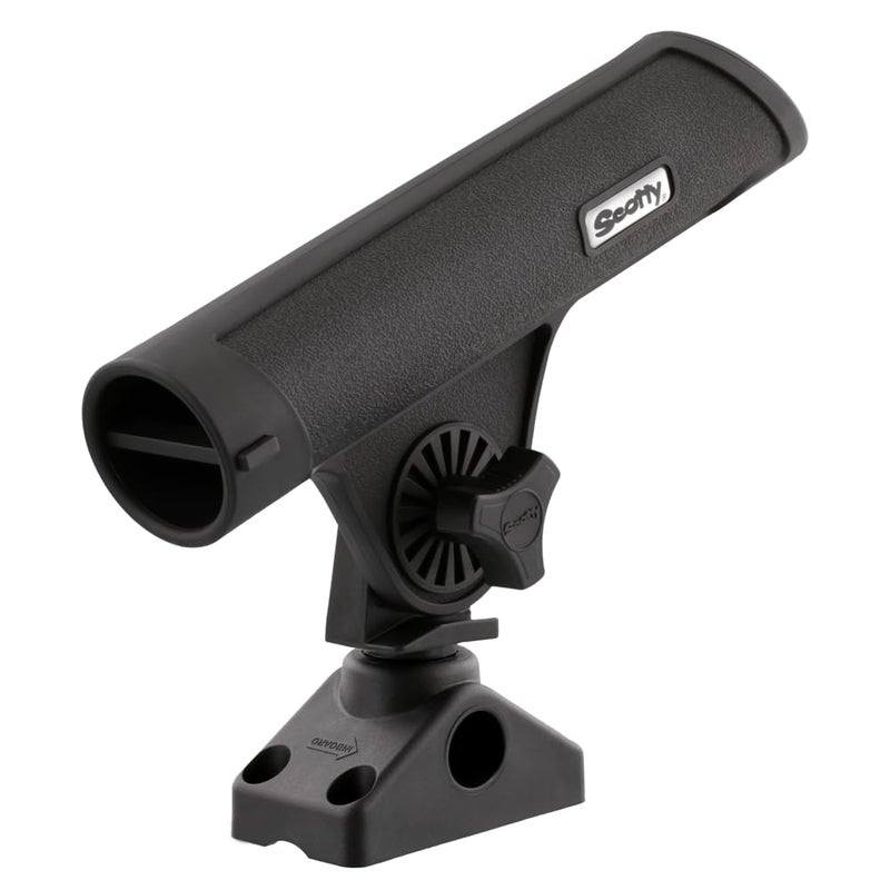 Scotty #350-BK Rodmaster II Rod Holder Black with 241 Side Deck Mount, Small - Image 3